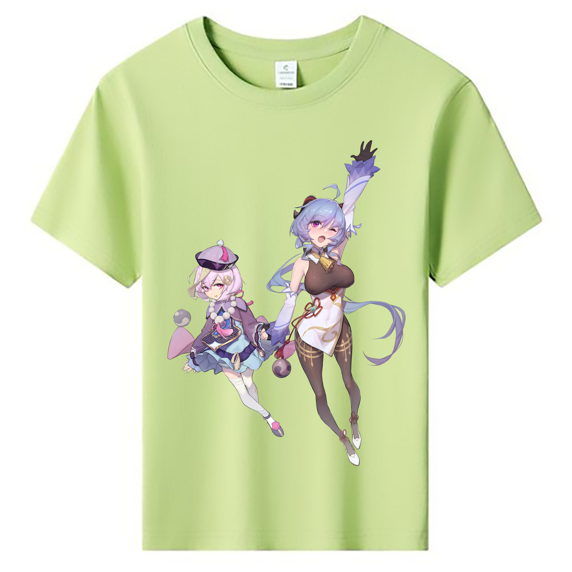 げんし神 七七 なな  genshin Nana 綿100％キッズTシャツ（フロントプリント）